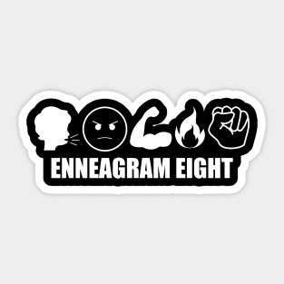 Enneagram 8 T-Shirt | Enneagram Type 8 | Challenger | Self Confident | Enneagram Gifts | Unisex - Men & Women's Tee Sticker